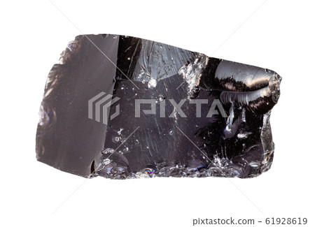rough sharp Obsidian (volcanic glass) rock rough sharp Obsidian (volcanic glass) rock 61928619