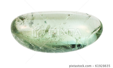 polished Prasiolite (green quartz) gemstone 61928635