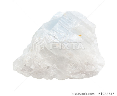 crystalline white blue Magnesite rock isolated 61928737
