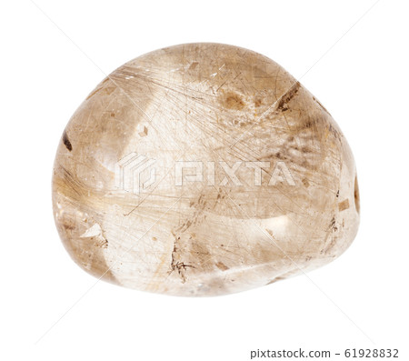 tumbled Rutilated quartz (hairworm quartz) 61928832