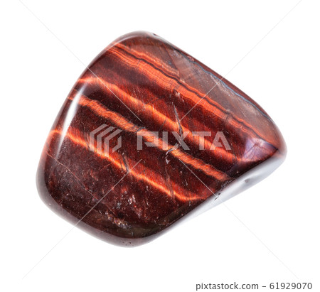 polished Ox's Eye (Bull's Eye) gem stone isolated polished Ox's Eye (Bull's Eye) gem stone isolated 61929070