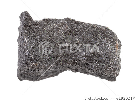 raw Chromite rock isolated on white 61929217