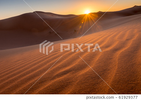 Sandy Sahara, Erg Chebbi, Merzouga, Morocco 61929377