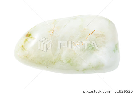 polished Vesuvianite gemstone isolated on white polished Vesuvianite gemstone isolated on white 61929529