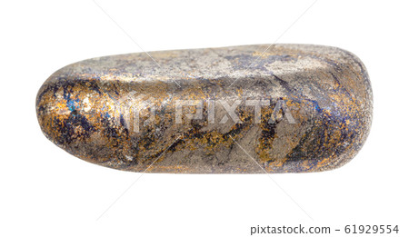 polished Arsenopyrite rock isolated on white polished Arsenopyrite rock isolated on white 61929554
