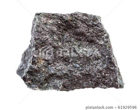 rough Magnetite ore (iron ore) isolated rough Magnetite ore (iron ore) isolated 61929596