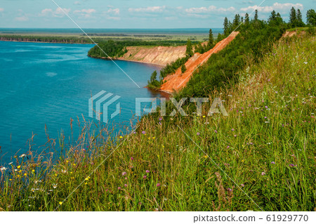 Andoma Cape with Andoma Hill at Onega Lake, 61929770