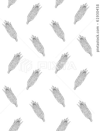 Vector seamless pattern of hand drawn sketch corn Vector seamless pattern of hand drawn sketch corn 61930458