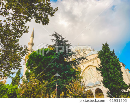 Suleymaniye Mosque. Suleymaniye Camii. Minaret, marmara. Sulaymaniye Mosque Exterior Turkey October, Istanbul. Suleymaniye Camii The most beautiful mosque in Istanbul 61931393
