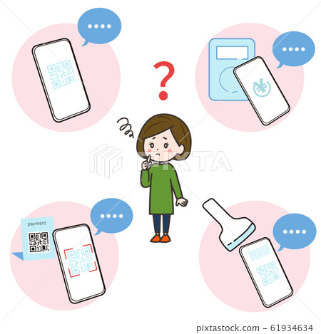 智能手機各種場景女人被無反應性困擾 智能手機各種場景女人被無反應性困擾 61934634