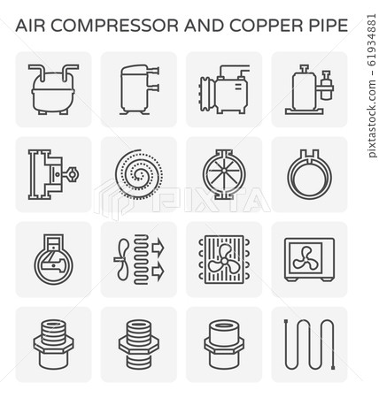 air compressor icon 61934881