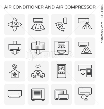 air conditioner icon 61934882