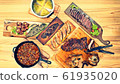 燒烤食物 61935020