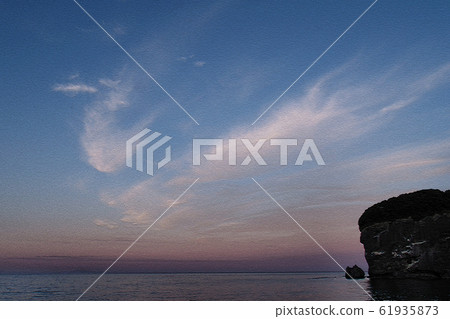 Evening sea 61935873