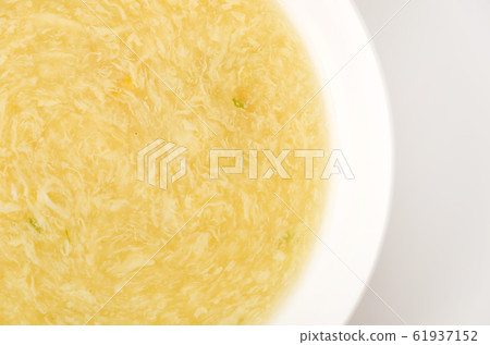 Chinese soup with egg and corn Chinese soup with egg and corn 61937152