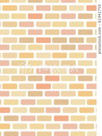 Cute brick background vertical brown - Stock Illustration ...