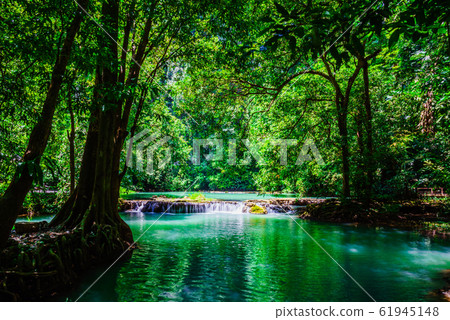 Landscape Waterfall Than Bok Khorani. (Thanbok Khoranee National Park)lake, nature trail, Landscape Waterfall Than Bok Khorani. (Thanbok Khoranee National Park)lake, nature trail, 61945148