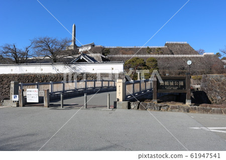 ■甲府城堡■舞鶴城公園■陽光■山梨縣■冬天 61947541