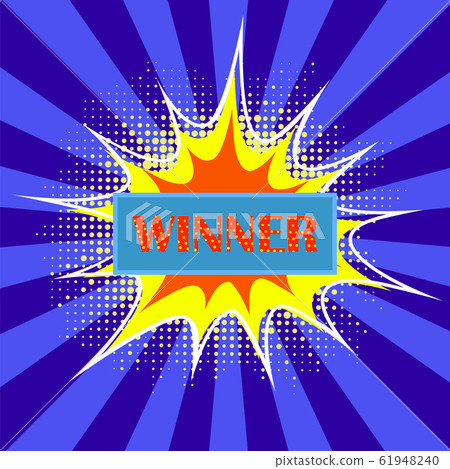 Winner Banner. Winners Lottery Game Sign. Billboard of Poker, Cards, Roulette. Illustration for Gambling Club Winner Banner. Winners Lottery Game Sign. Billboard of Poker, Cards, Roulette. Illustration for Gambling Club 61948240