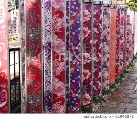 Kimono Forest-1 at Arashiyama Station on Arashiden Kimono Forest-1 at Arashiyama Station on Arashiden 61948871