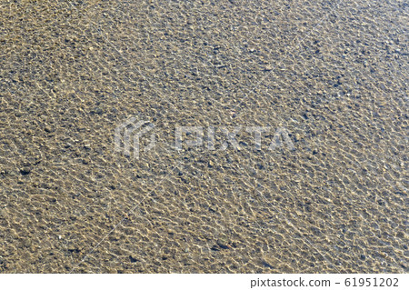 Kanda River bottom and waves Kanda River bottom and waves 61951202