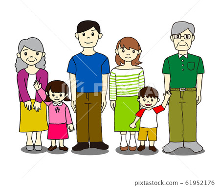 Three generations family 61952176