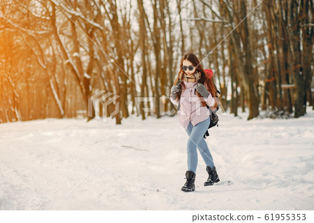girl with backpack girl with backpack 61955353