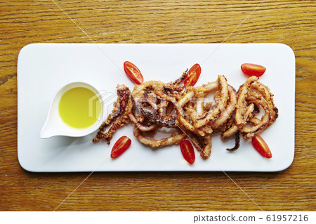 Squid Fry @ Calamari Frit Squid Fry @ Calamari Frit 61957216