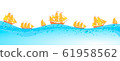 Ship with separate editable elements. Design for yacht clubs, shirts, etc. 61958562