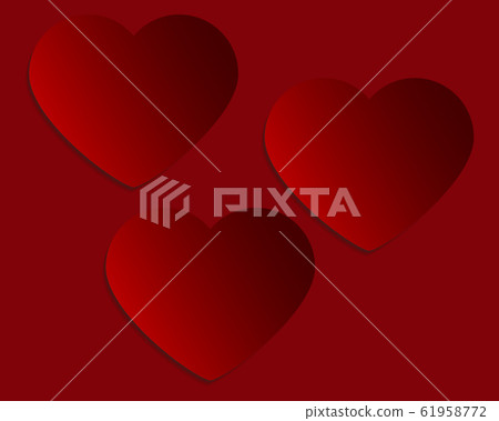 Banners hearts for Valentine s day greeting 61958772