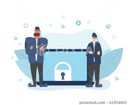 Security guard  man person concept. Vector design 61958841