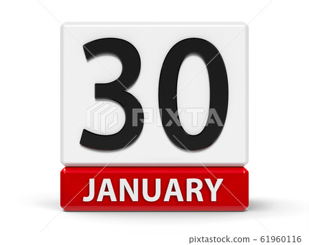 Cubes calendar 30th January 61960116