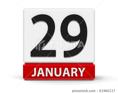 Cubes calendar 29th January 61960117