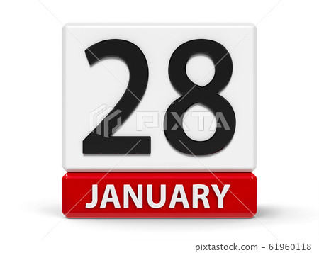 Cubes calendar 28th January 61960118