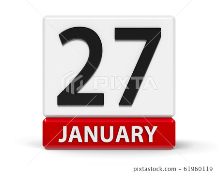 Cubes calendar 27th January 61960119