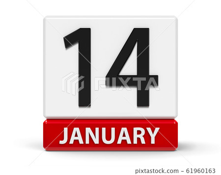 Cubes calendar 14th January 61960163