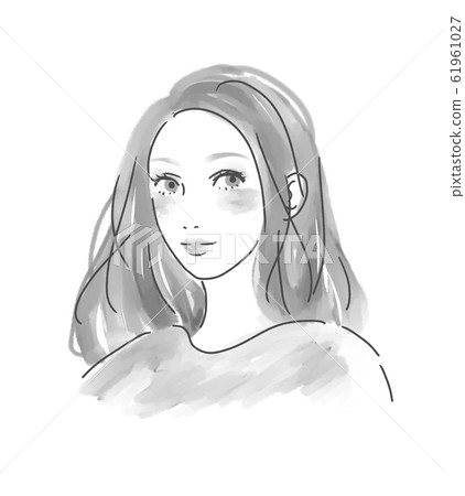 女性水彩風格 61961027