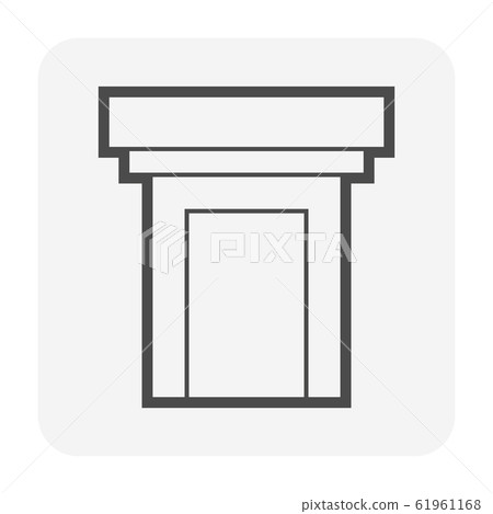 crown cornice icon 61961168