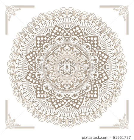 Circular pattern of mandala Circular pattern of mandala 61961757