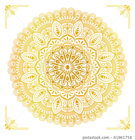 Circular pattern of mandala Circular pattern of mandala 61961758