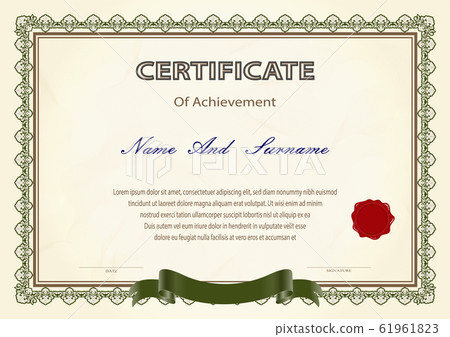 Certificate or diploma 61961823