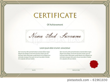 Certificate or diploma Certificate or diploma 61961830