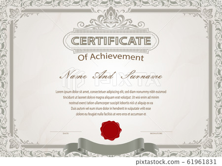 Certificate or diploma 61961831