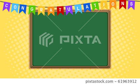 Blackboard template on the wall Blackboard template on the wall 61963912