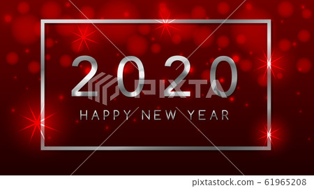 Happy new year background design for 2020 61965208