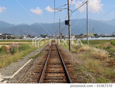 Railroad crossings, railroad tracks 61967370