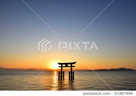 Asahi from Shirahige Shrine 61967994