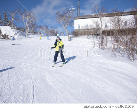 Children skiing Children skiing 61968109