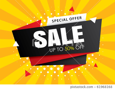 Sale banner templates. Vector illustrations Sale banner templates. Vector illustrations 61968168