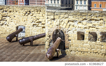 At Castel del Ovo in Naples on the Gulf of Naples At Castel del Ovo in Naples on the Gulf of Naples 61968627
